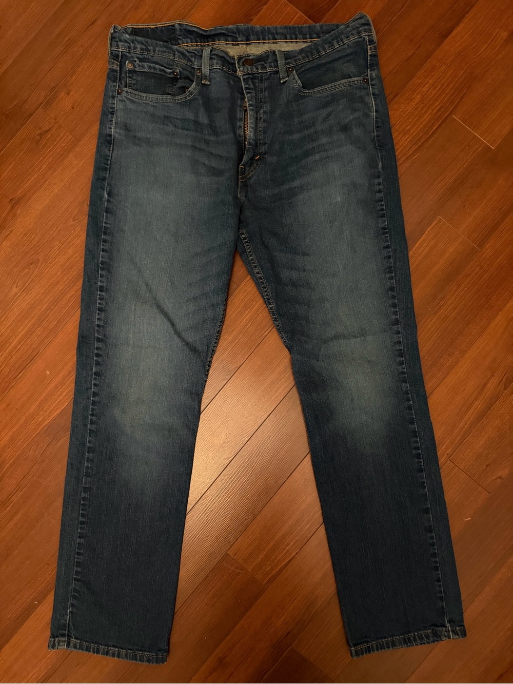 Levi’s 514 Straight Fit Jeans Men’s 36x32 Medium Wash Blue Denim